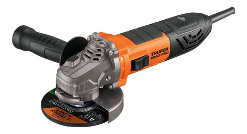 Imagen 3 de 6 de Miniesmeriladora angular Truper Ergo-Pro ERGO-4580 de 60 Hz naranja 800 W 127 V Disco de desbaste, + accesorio