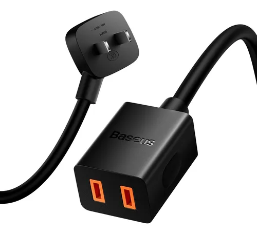 comprar Cable Extensión Baseus Eléctrica Tomacorriente 10a 2500w 1m
