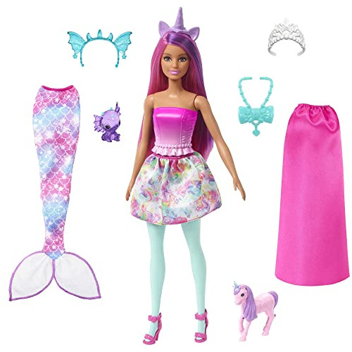 Muñeca Barbie Dreamtopia Con Ropa Y Accesorios, Fairyta