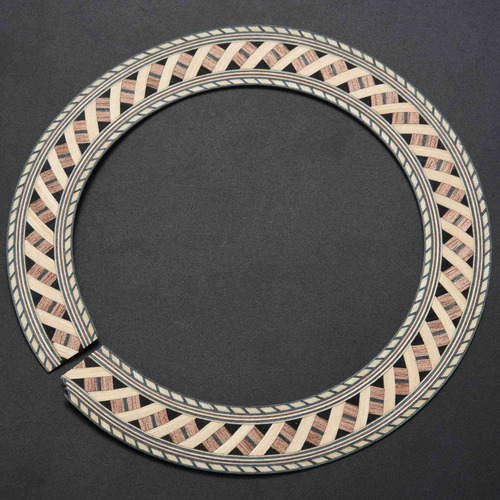 Classical Guitar Wood Inlay Soundhole Rosette Inner Dia 93mm