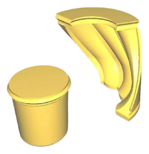 Molde Maceta Circular Con Ondas Archivo Stl Impresion 3d 