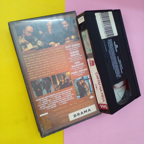 Vhs Cartas Na Mesa (rounders) (Usado)