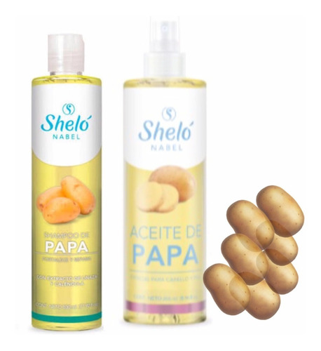 Shampoo De Papa Aceite De Papa Especial Para Cabello Shelo