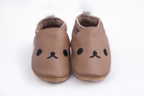 Imagen 1 de 9 de Suabs, Oso Café. Zapatos Para Bebé Niño.