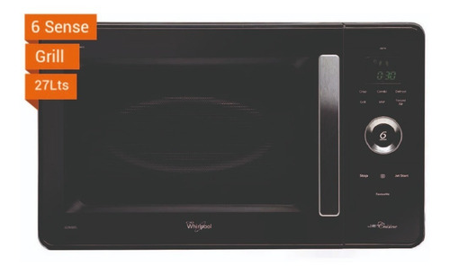 Microondas Grill Whirlpool JQ278 Negro 27L 220V