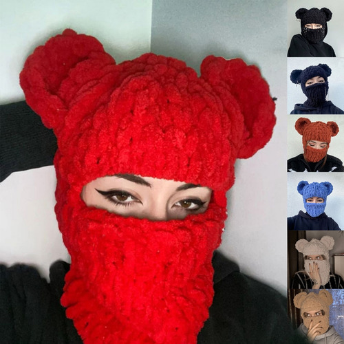 Chapéu De Orelha De Urso, Cachecol, Balaclava, Orelha De Urs