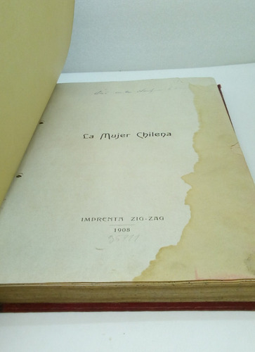 La Mujer Chilena. Revista Zig- Zag. 1908 (Usado)