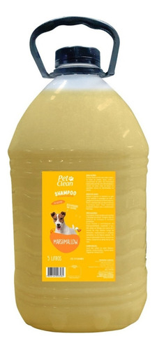 Shampoo Marshmallow Cães Gatos Banho Tosa Pet Clean 5 Litros