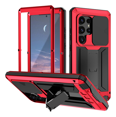 Funda De Uso Rudo Para Samsung S24utra Con Mica