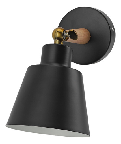 Lámpara De Pared Regulable Enchufable Con Ángulo De Anillo A