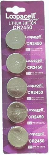 Loopacell Baterias De Litio 3 V Cr2450 5 Pack