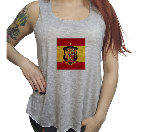 Musculosa Dama Bandera España Madre Española La Roja P4