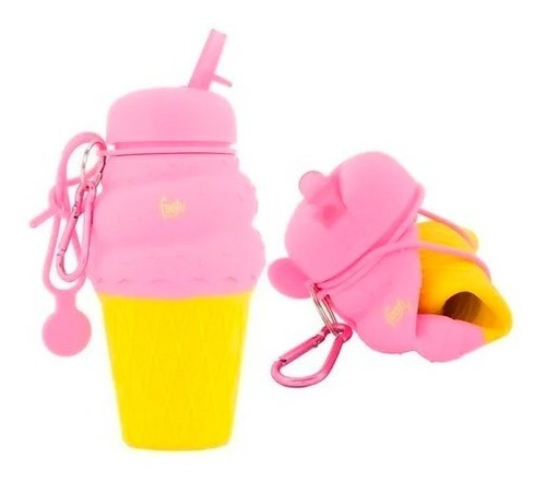 Footy Botella De Silicona Flexible Heladito Botfty005