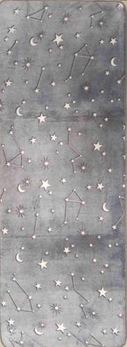 Imagen 2 de 7 de Alfombra Carpeta Brilla Oscuridad Glow In The Dark 59 X 160