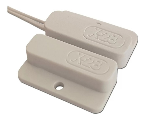 Imagen 1 de 4 de Sensor Magnetico Apertura Cableado X28 Alarmas Smcb Universal