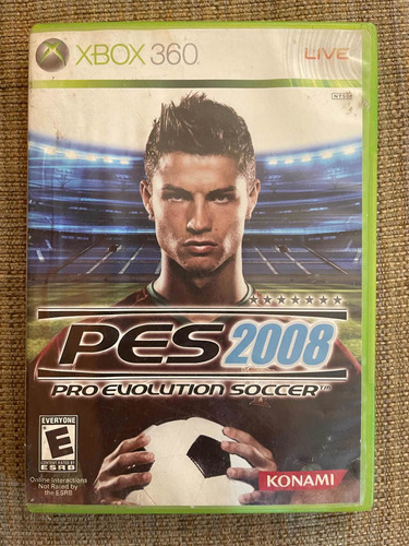 Caja Con Manual Pes 2008 Para Xbox 360 - No Incluye Juego