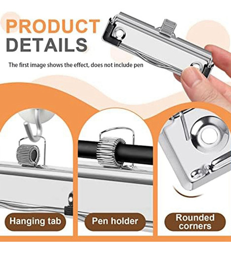 Paquete De 14 Clips Para Portapapeles Montables Con Portapap