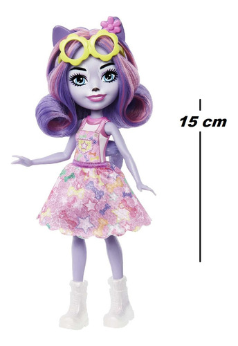 Imagen 5 de 6 de Muñeca Enchantimals City Tails Hadley Husky + Mascota