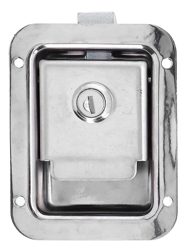 Set Chapa Con Llave Acero Inox Carro Arrastre Casa Rodante