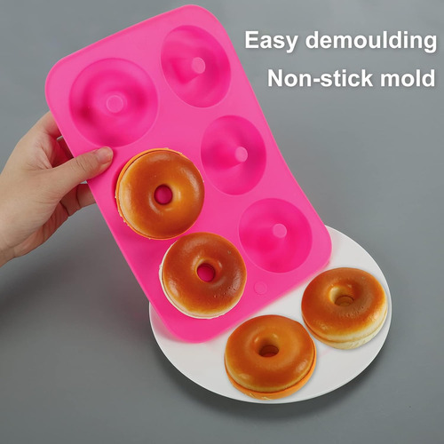 Molde Antiadherente Para Donas Para Hornear (pack De 3)