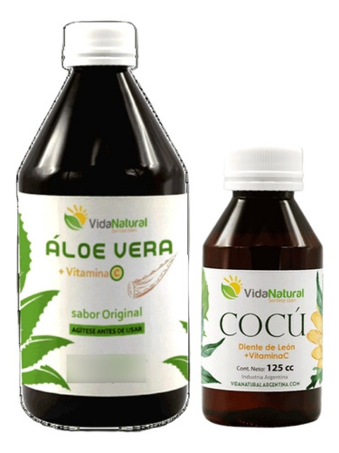 Aloe Vera + Cocú Gastritis Hígado Acidez Hinchazón Colon