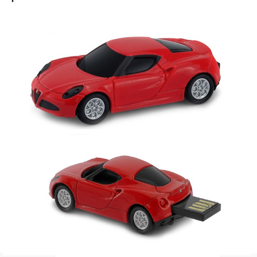 Memoria Usb 16 Gb Diseño Forma Figura De Carro, Alfa Romeo