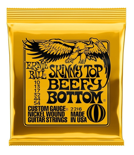 Cuerdas Ernie Ball Eléctrica 2216 Slinky Top Beefy Botton 