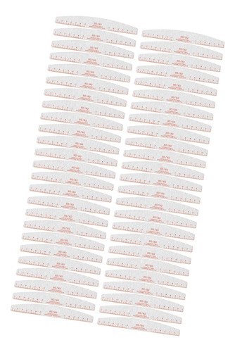Lima De Uñas Para Uñas Acrílicas, 50 Unidades, Limas Gruesas
