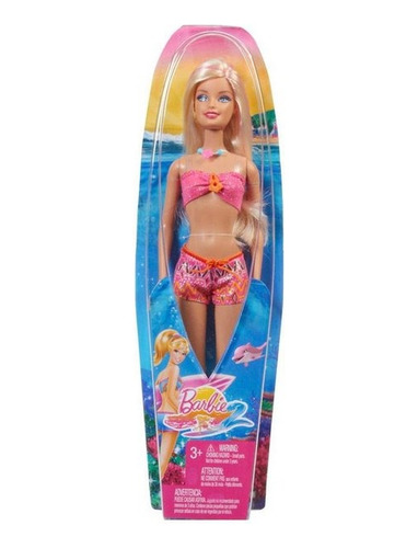 Boneca Barbie Vida De Sereia Praia X0093 De 2011