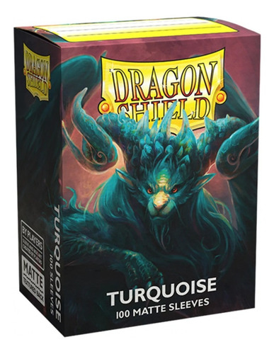 Folios Dragon Shield Standard- Matte Turquoise Atebeck