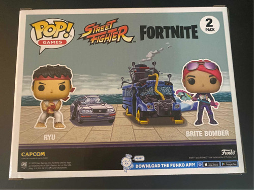Funko Ryu & Brite Bomber (2 Pack) Street Fighter