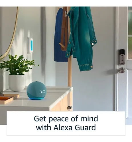 Amazon Echo Dot 4th Generación Con Reloj Asistente Alexa