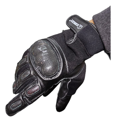 Guantes Moto Exocet Tela Y Cuero Proteccion 