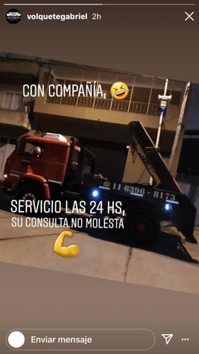 Imagen 3 de 5 de Volquetes Chico Cap. Fed. Merc Pago, Tarjeta De Cred. 24hs