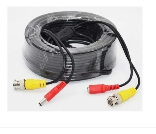 Cable Para Camaras Seguridad Cctv Video Y Poder Bnc 10 Mts