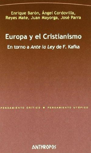 Europa Y El Cristianismo, Aa.vv., Anthropos