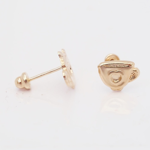 Amor Eterno - Disney Tetera Sra. Potts Y Chip / Aretes 10k