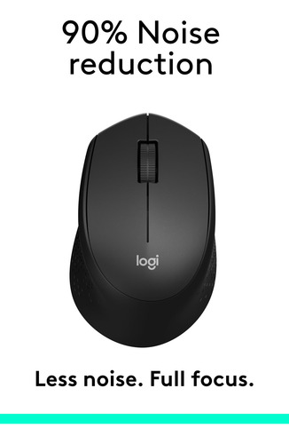 Ratón Inalámbrico Logitech M331 Silent Plus Negro
