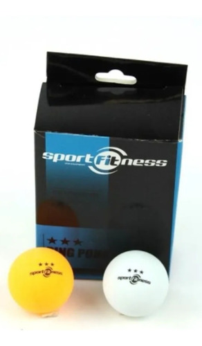 Pelota Ping Pong X 6 Unidades Sportfitness 3 Estrellas Caja