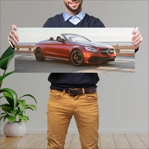 comprar Cuadro 30x80cm Auto 2017 Mercedes Amg C 63 S Cab 759
