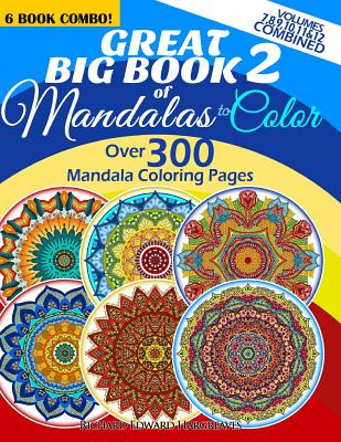 Libro Great Big Book 2 Of Mandalas To Color - Over 300 Ma...