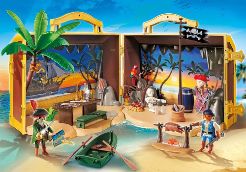 Set Playmobil Maletin Isla Pirata 70150 83