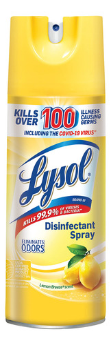 Spray Desinfectante Lysol Sanitizante Antibacteriano 370ml L