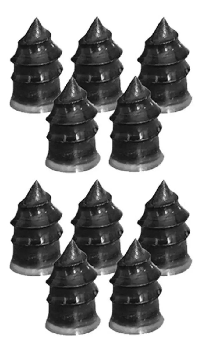 10x Reparador De Pneu Furado Tipo Parafuso Reparo Rapido