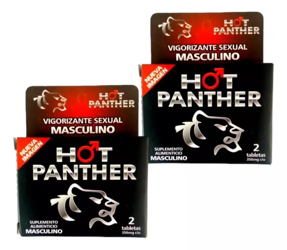 4 Hot Panther Pill Estimulante Masculino Hombre Vigorizante
