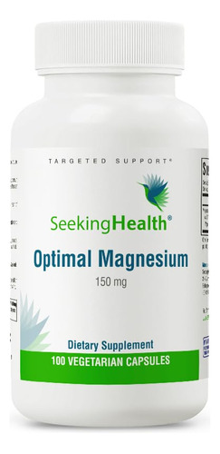 Suplemento De Magnesio 100 Cápsulas Vegetarianas 150 Mg