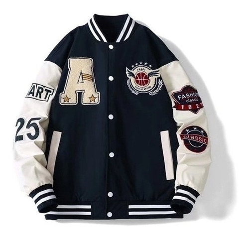 Chaqueta De Estudiante Estadounidense De Uniforme De Béisbol