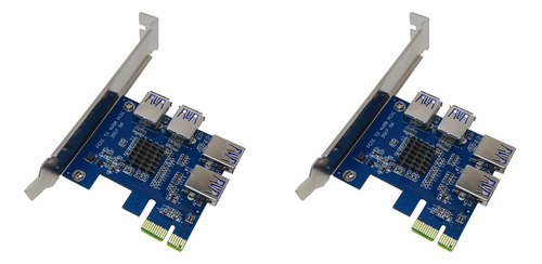 2 Tarjetas Adaptadoras Pci-e, 1 Para 4 Entradas De Imagen Pc