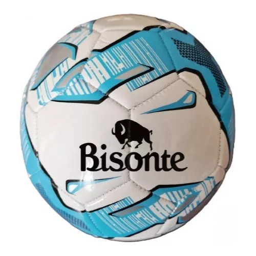 Pelota De Fútbol N 5 Bisonte Cámara Caucho Cosida 430 Gr