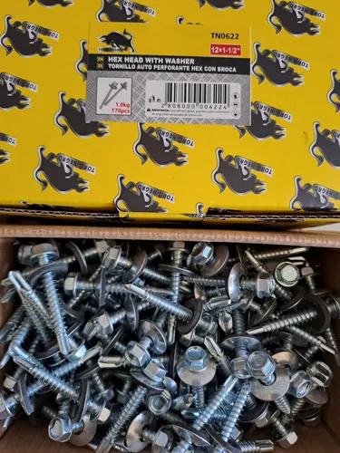 comprar Tornillo Autoperforante Hex.con Golilla Toro Negro Tn0622